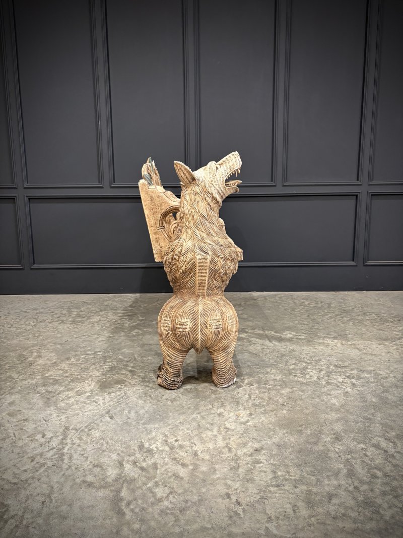 Black Forest Bear Two-Seat Bench - Image 11