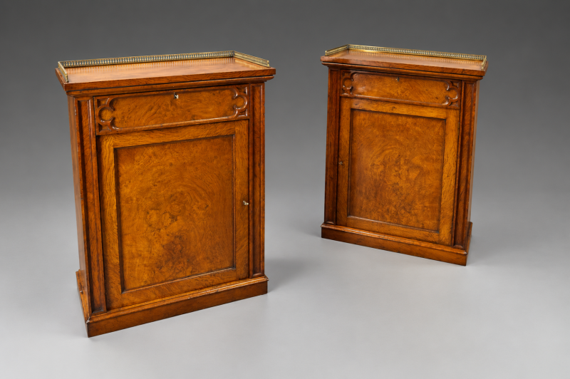 A Pair Of Gothic Revival Side Cabinets - Image 3