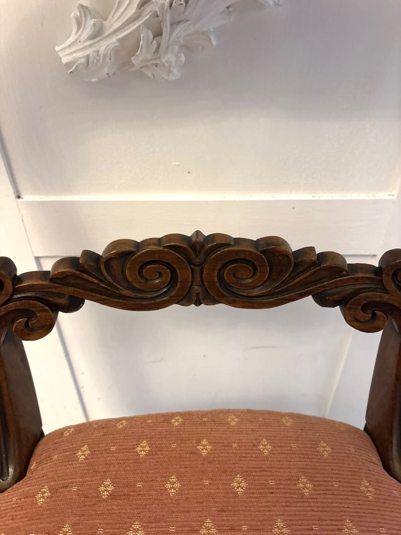 Antique Regency Rosewood Brass Inlaid Set of 4 Dining Chairs - Image 11