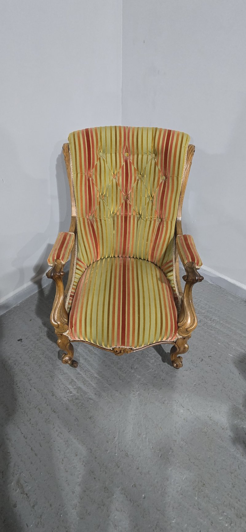 Very Nice Regency Rosewood Llibrary Armchair - Image 8