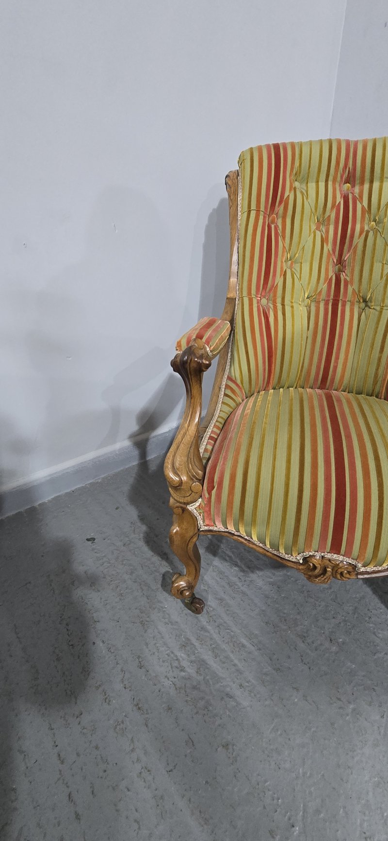 Very Nice Regency Rosewood Llibrary Armchair - Image 7