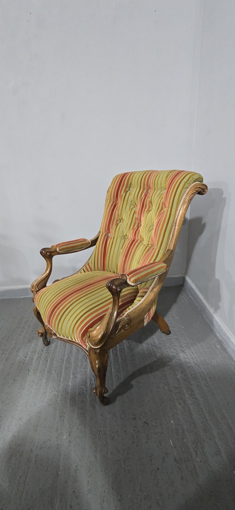 Very Nice Regency Rosewood Llibrary Armchair - Image 3
