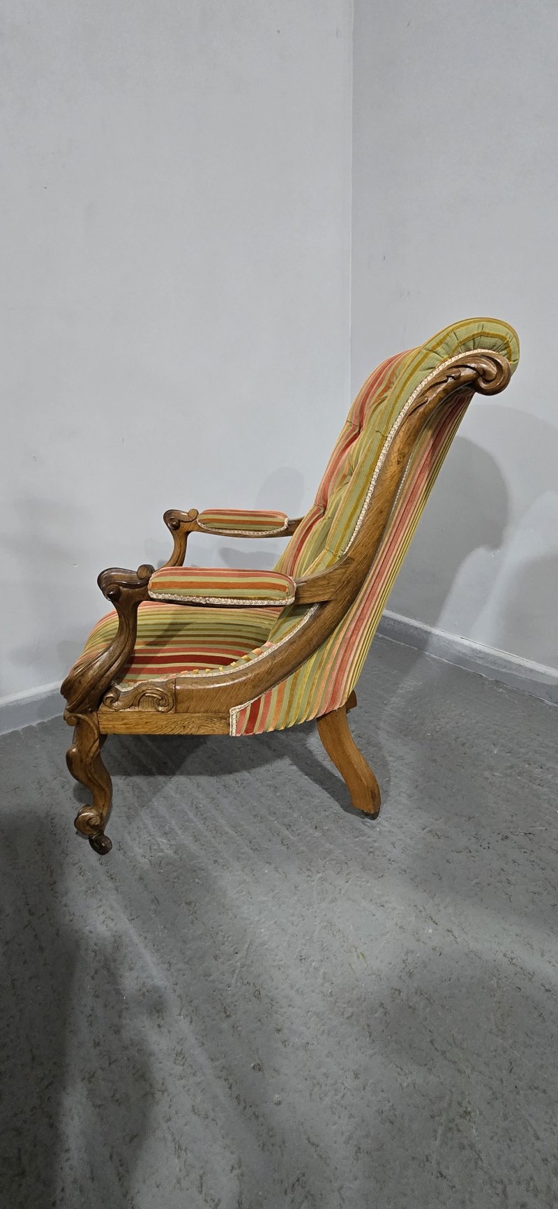 Very Nice Regency Rosewood Llibrary Armchair - Image 9