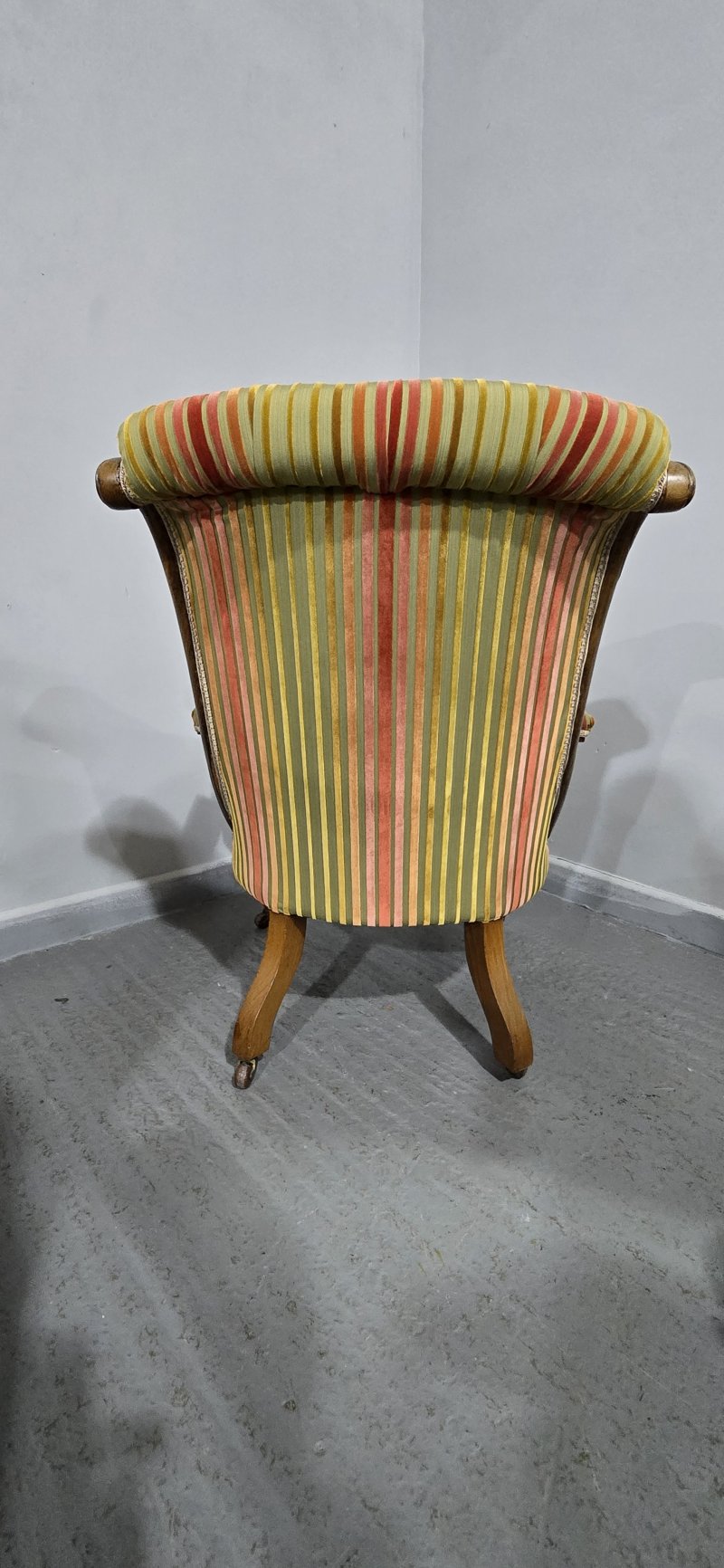 Very Nice Regency Rosewood Llibrary Armchair - Image 10