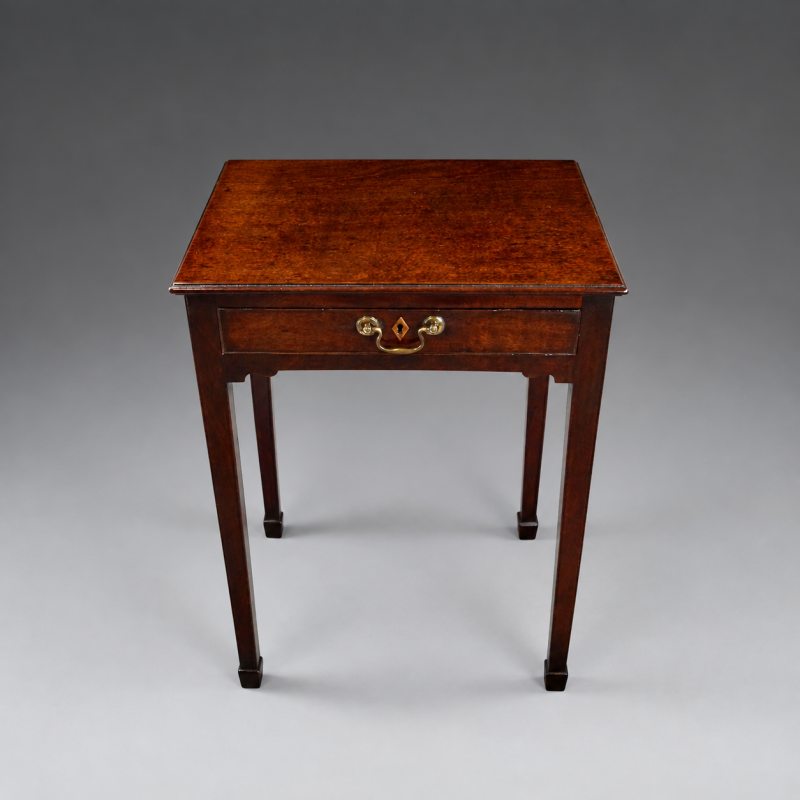 A George III mahogany side table - Image 3