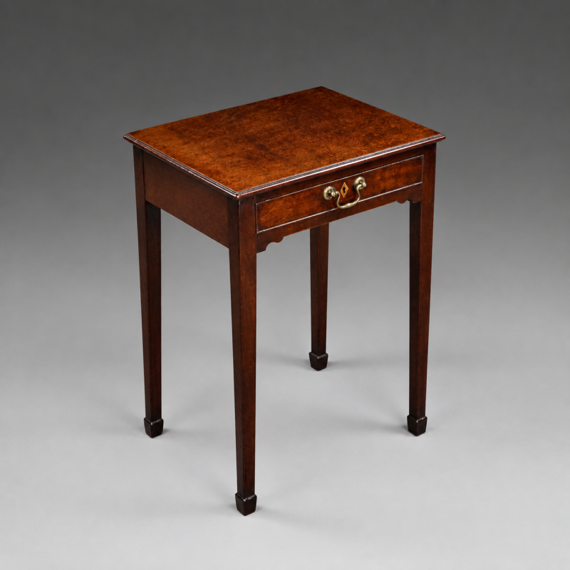 A George III mahogany side table - Image 5