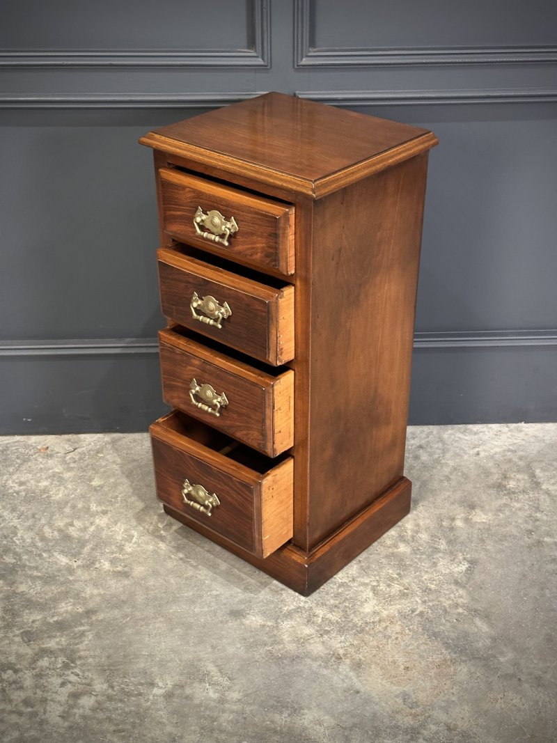 Pair of Edwardian Mahogany & Rosewood Bedside Chests - Image 13