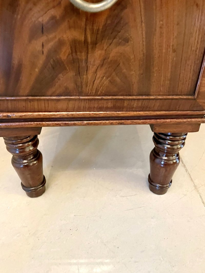 Rare Antique Regency Mahogany Secretaire Sideboard Writing Desk - Image 15