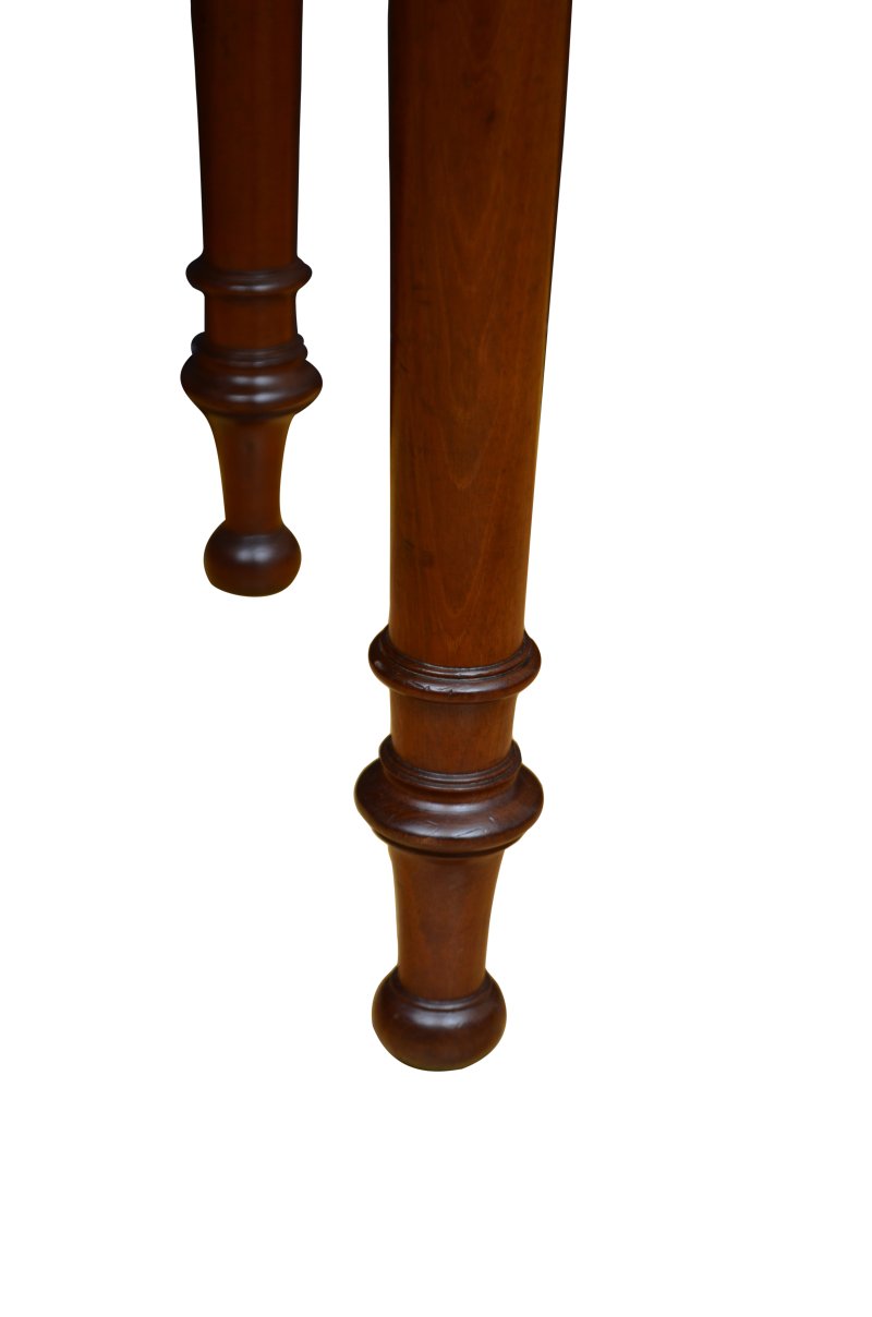 Fine Figured Mahogany Console Table Of Narrow Proportions Druce And Co - Image 10