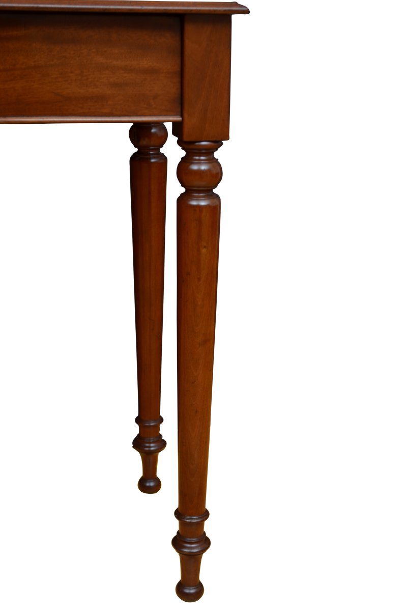 Fine Figured Mahogany Console Table Of Narrow Proportions Druce And Co - Image 11