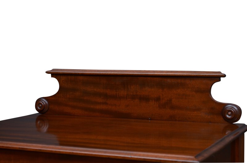 Fine Figured Mahogany Console Table Of Narrow Proportions Druce And Co - Image 6