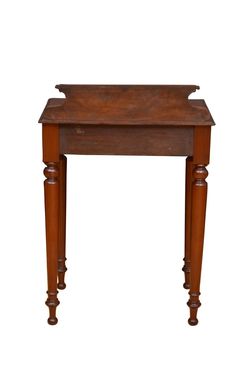 Fine Figured Mahogany Console Table Of Narrow Proportions Druce And Co - Image 14