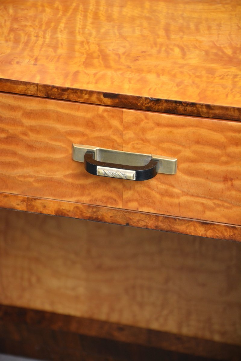 Stylish Art Deco Dressing Table Asymmetrical Vanity Table - Image 7