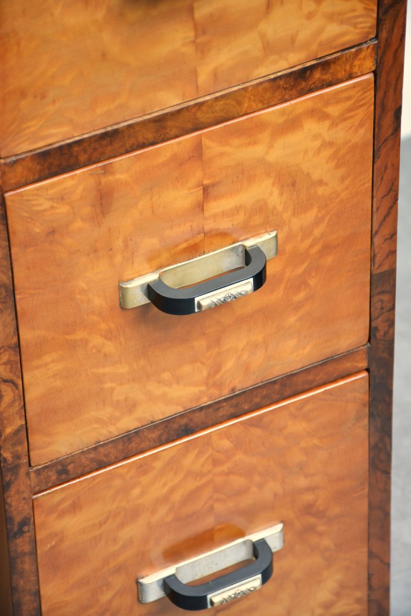 Stylish Art Deco Dressing Table Asymmetrical Vanity Table - Image 9