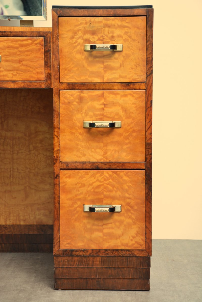 Stylish Art Deco Dressing Table Asymmetrical Vanity Table - Image 10