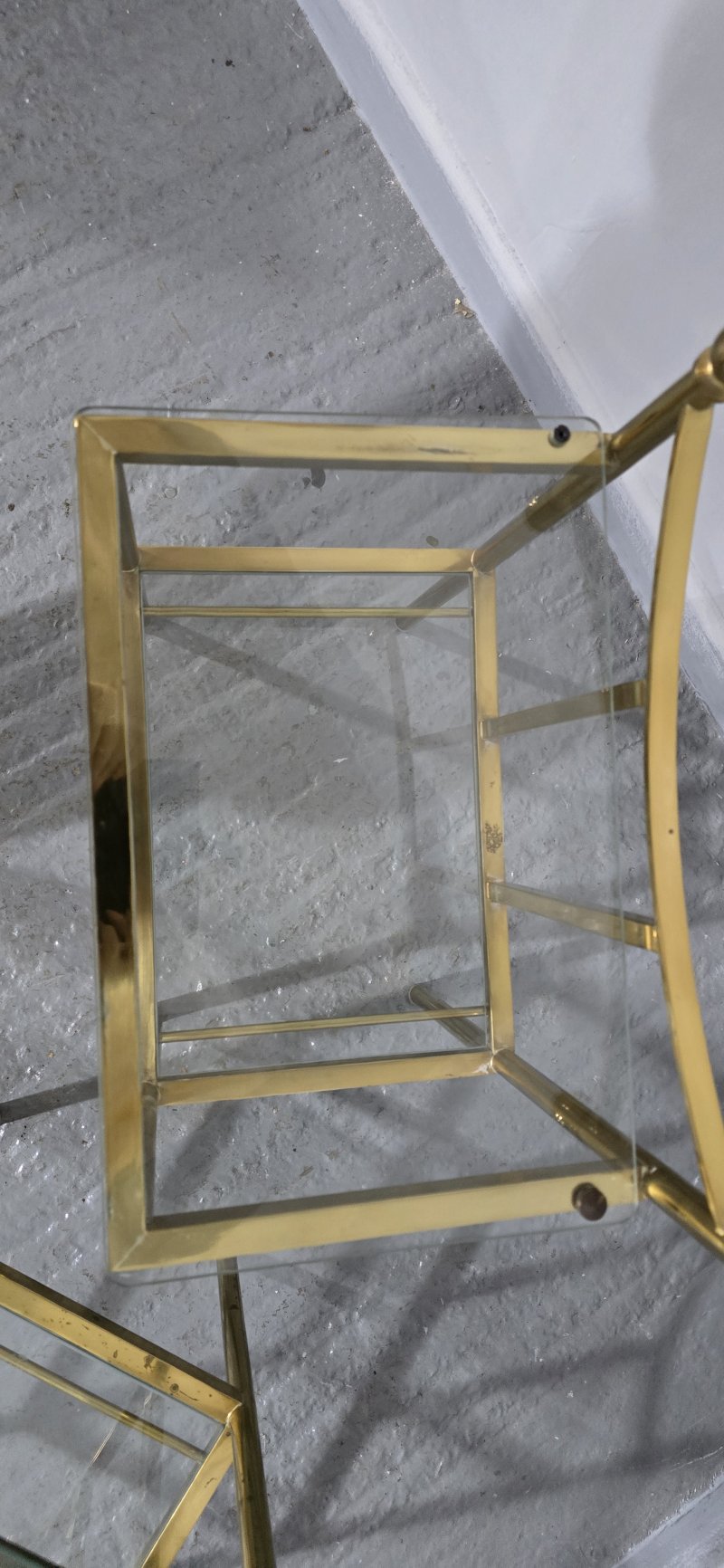 Pair of Brass & Glass Lamp Tables - Image 11