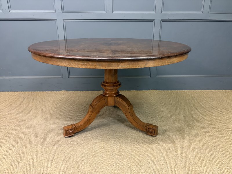 Gillows Burr Walnut Centre Table - Image 17