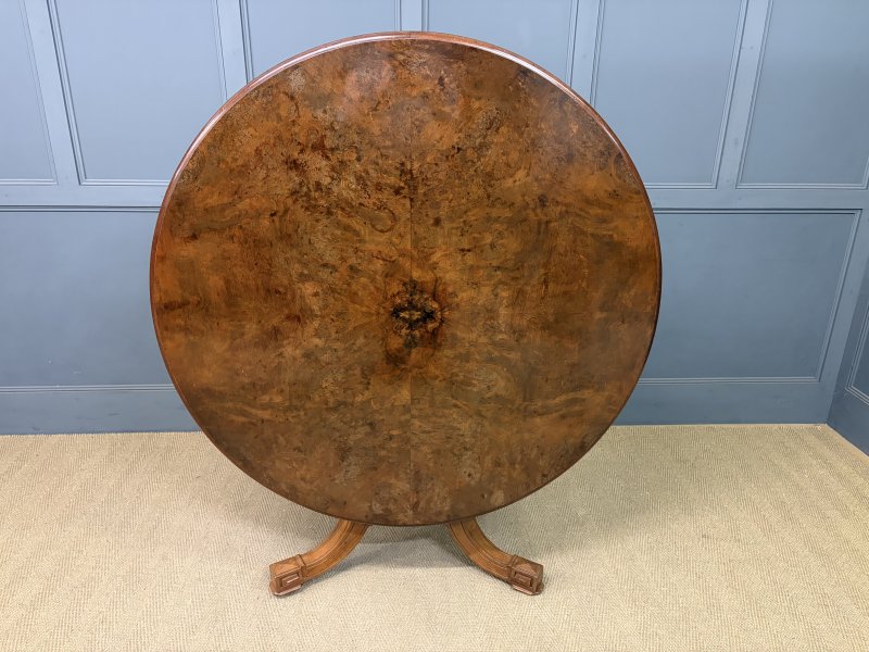 Gillows Burr Walnut Centre Table - Image 13