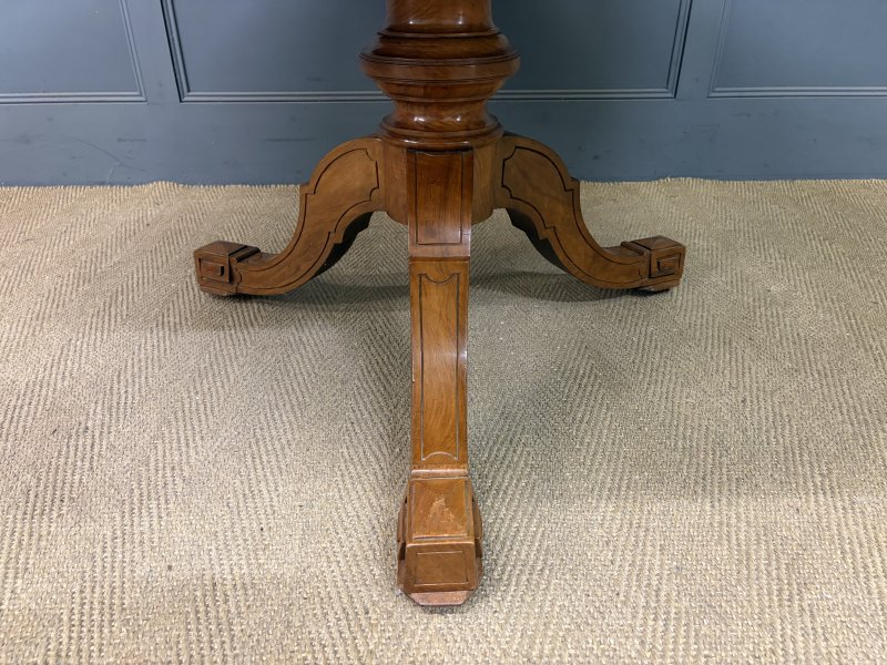Gillows Burr Walnut Centre Table - Image 20