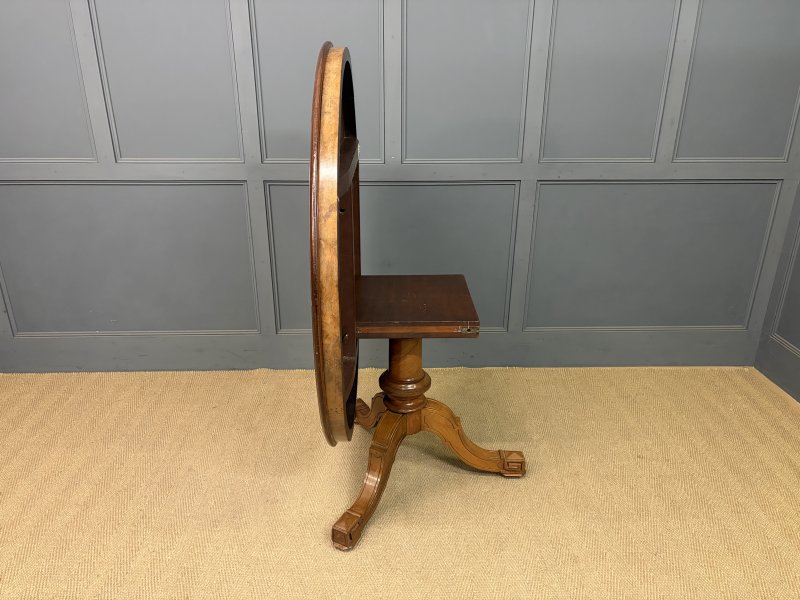 Gillows Burr Walnut Centre Table - Image 8