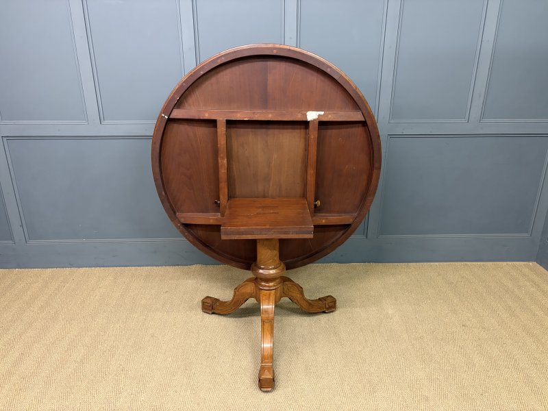 Gillows Burr Walnut Centre Table - Image 4