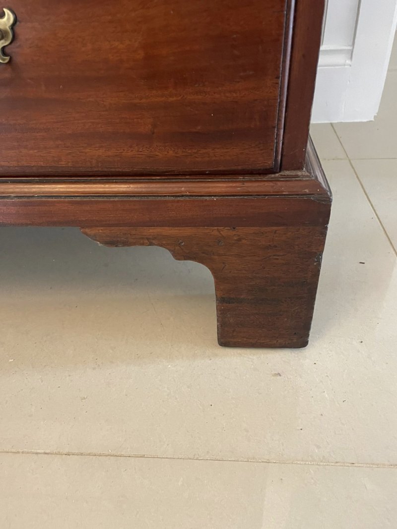 Antique Georgian Mahogany Chest on Chest / Tall Chest of Drawers - Image 13