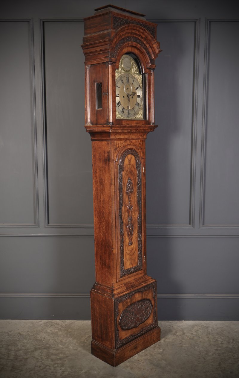 18Th Century Walnut Grandfather Clock - Image 4