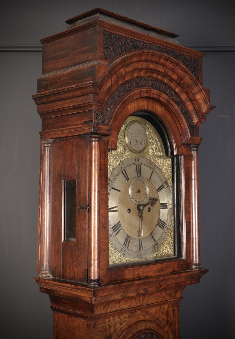 18Th Century Walnut Grandfather Clock - Image 9