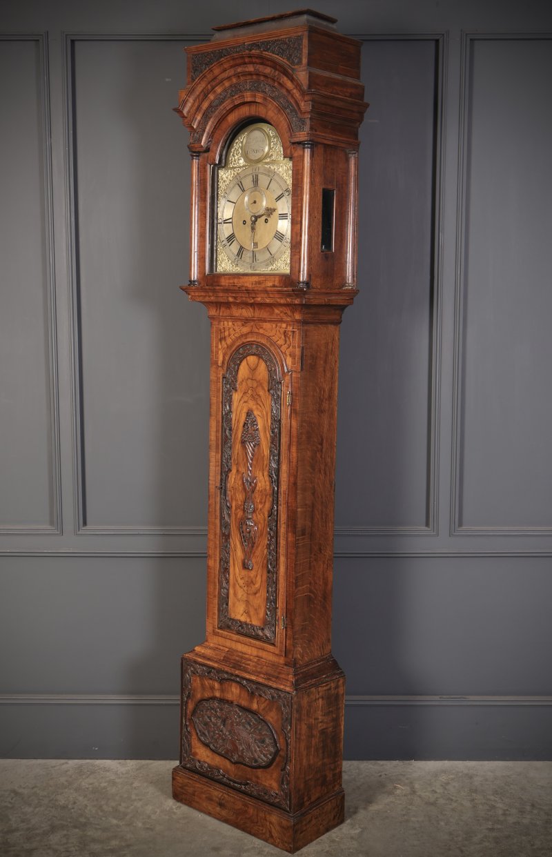 18Th Century Walnut Grandfather Clock - Image 7