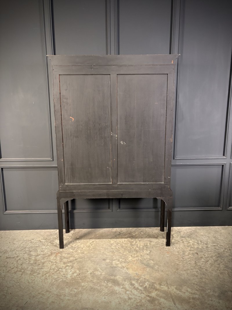 Black Chinoiserie Display Cabinet - Image 5