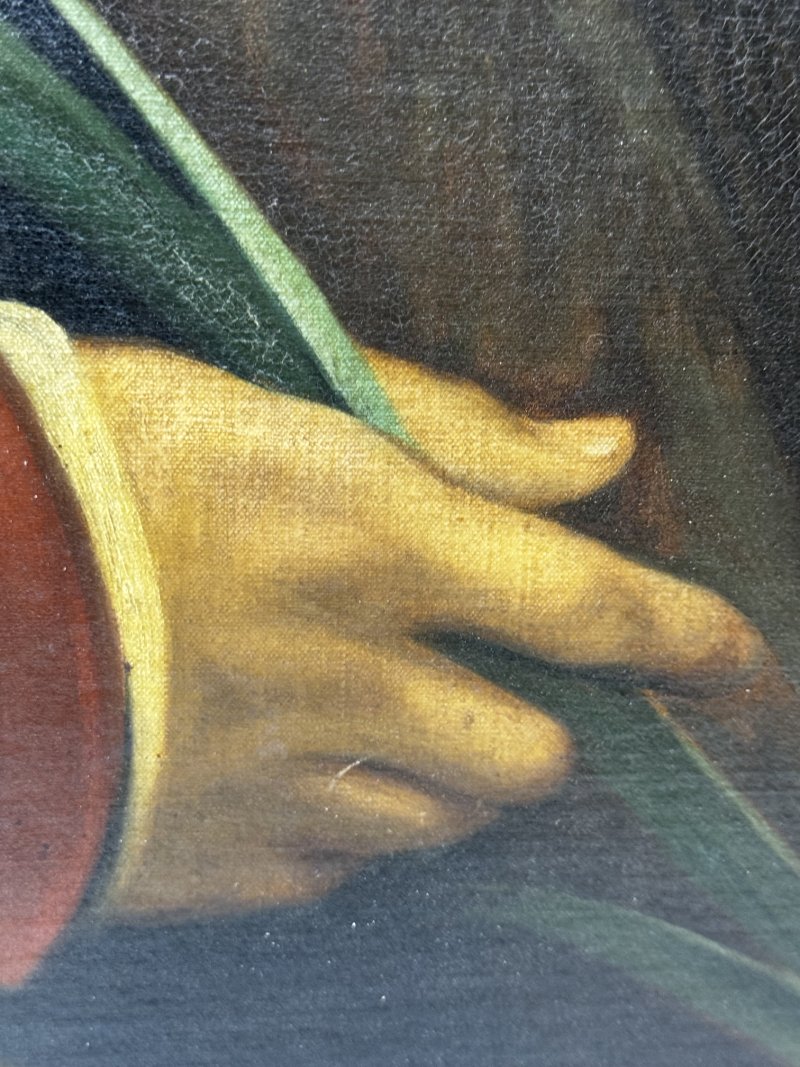 Tudor Historical Oil Portrait of Sir Thomas More Manner of Hans Holbein - Image 2