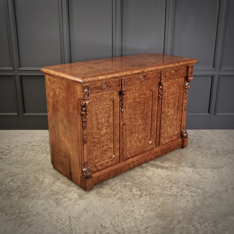 Victorian Pollard Oak Sideboard - Image 2