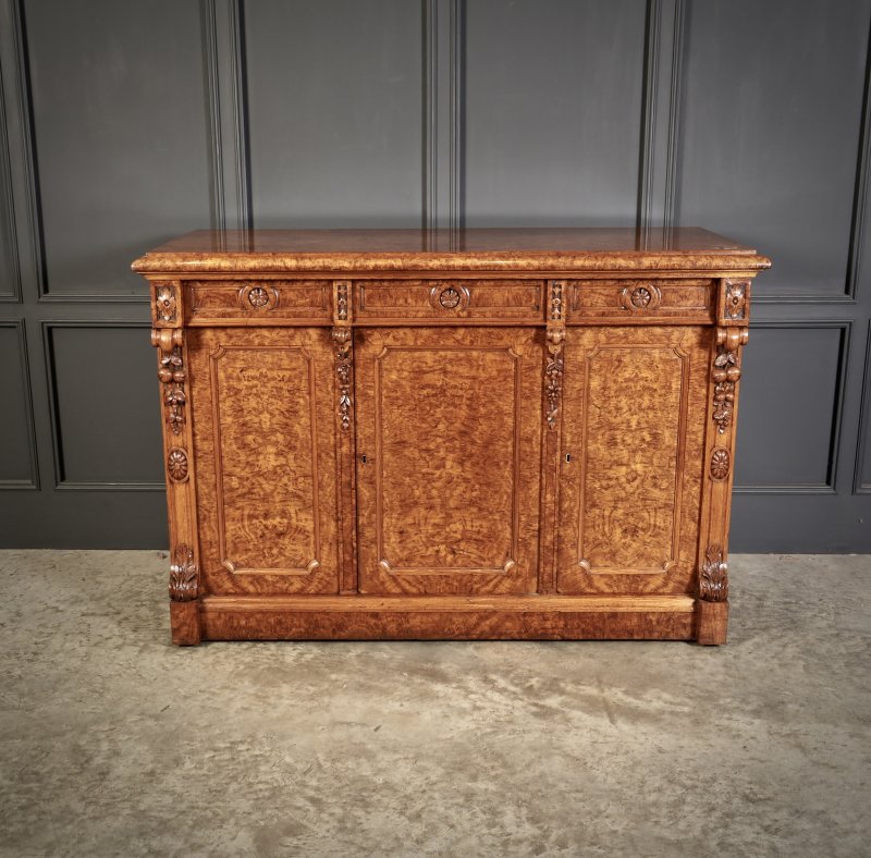 Victorian Pollard Oak Sideboard - Image 4