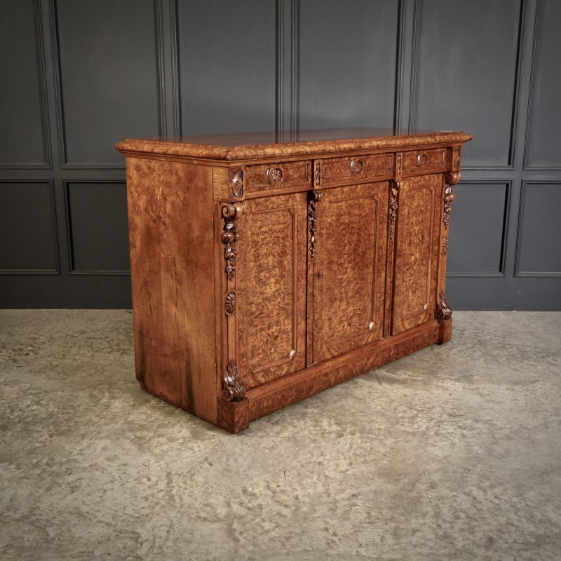 Victorian Pollard Oak Sideboard - Image 3