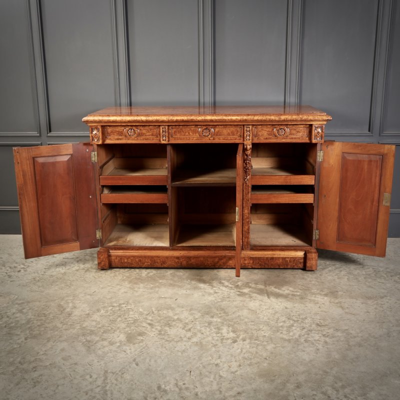 Victorian Pollard Oak Sideboard - Image 6