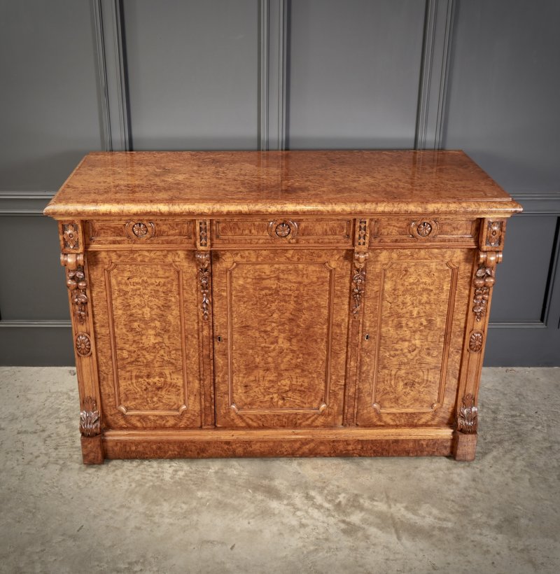 Victorian Pollard Oak Sideboard - Image 5