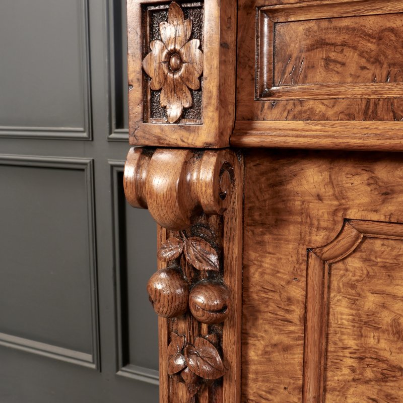 Victorian Pollard Oak Sideboard - Image 7