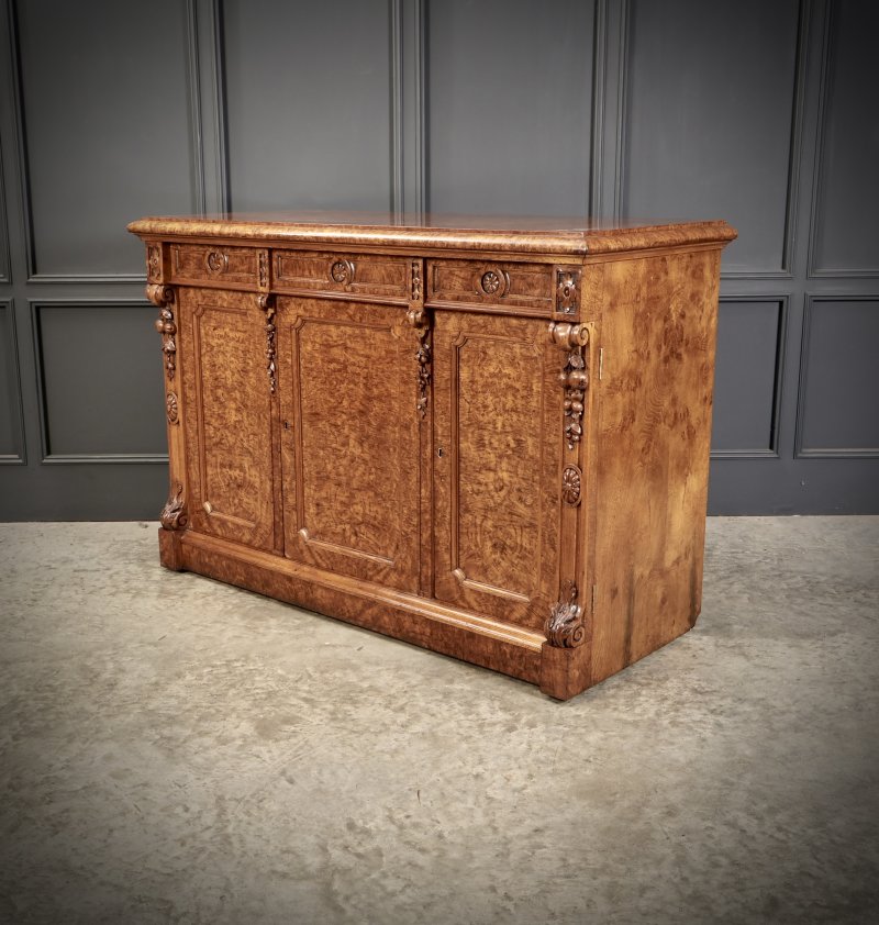 Victorian Pollard Oak Sideboard