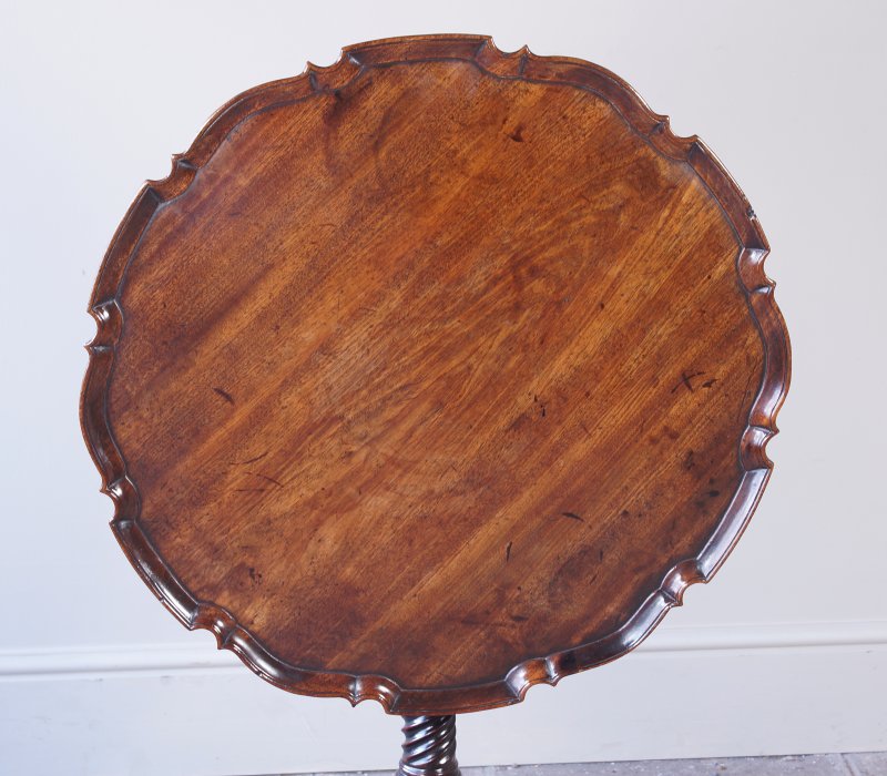 18th Century George III Mahogany Tripod Table, C1770 - Image 2