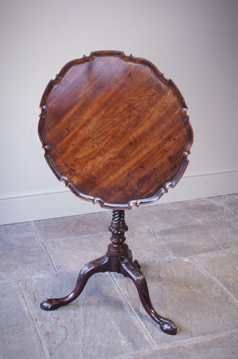 18th Century George III Mahogany Tripod Table, C1770