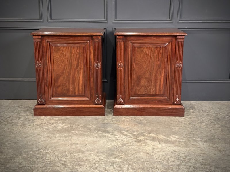 Pair of Victorian Mahogany Bedside Cabinets