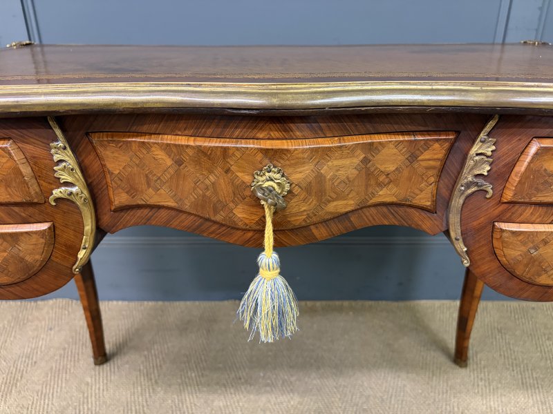 19th Century French Parquetry Writing Desk - Image 8