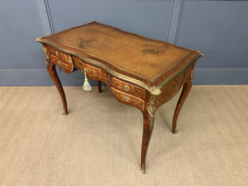 19th Century French Parquetry Writing Desk - Image 3