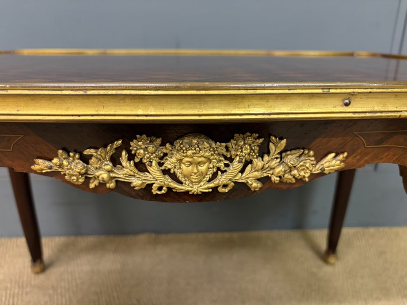 French Parquetry Coffee Table - Image 5