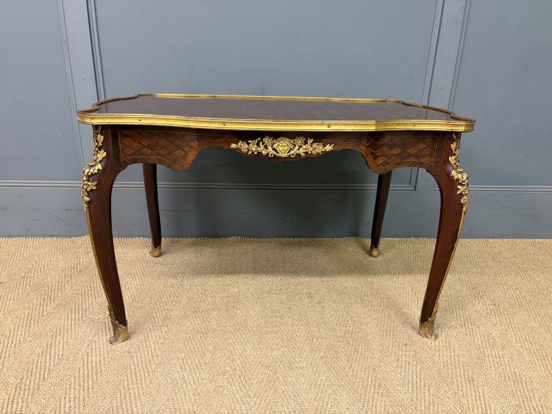 French Parquetry Coffee Table - Image 9
