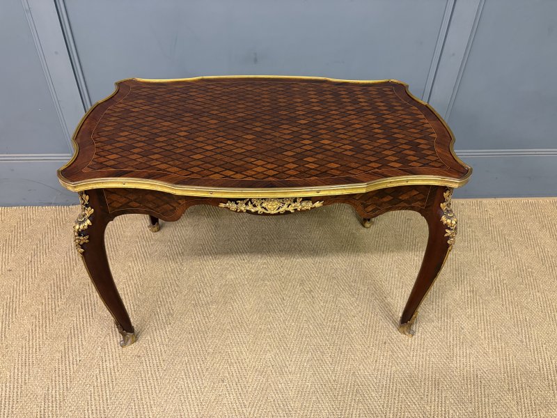 French Parquetry Coffee Table - Image 10