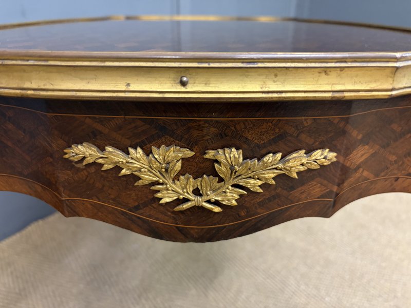 French Parquetry Coffee Table - Image 6