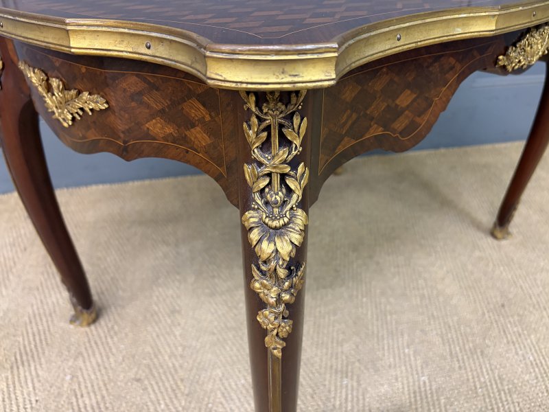 French Parquetry Coffee Table - Image 7