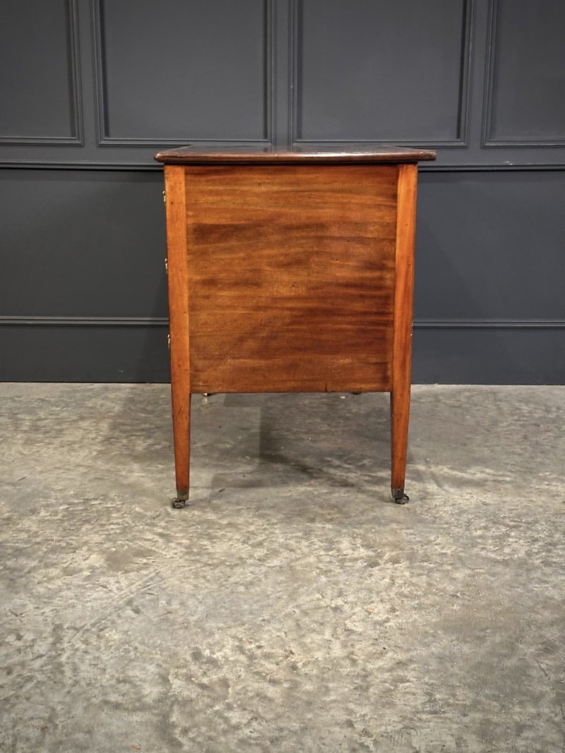 18th Century Marquetry Inlaid Mahogany Writing Desk - Image 8