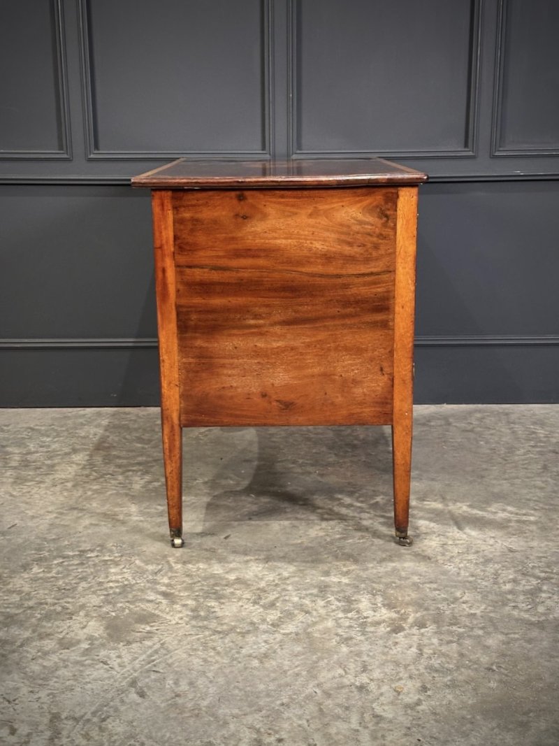 18th Century Marquetry Inlaid Mahogany Writing Desk - Image 9